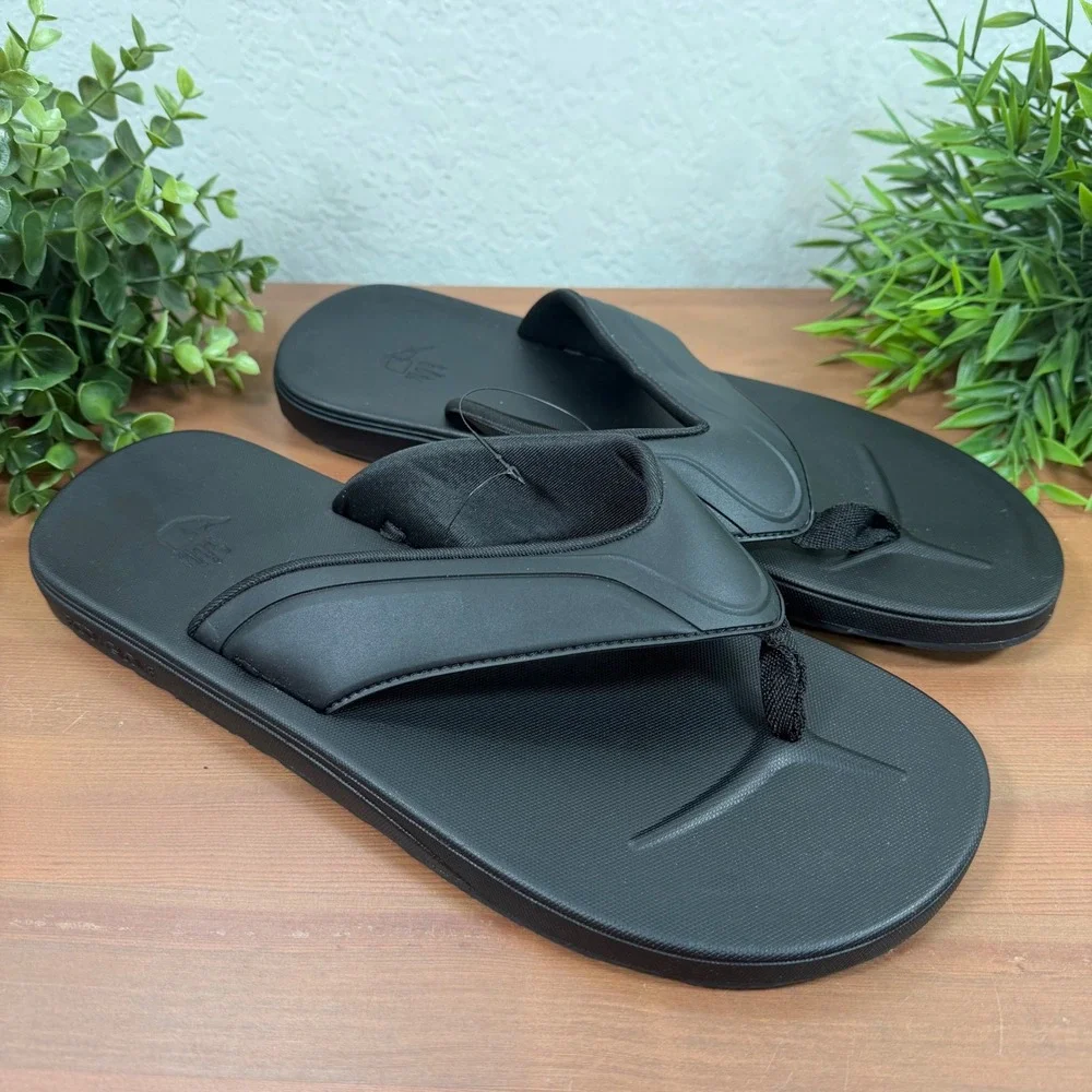 Body Glove Mens BGFF-M-75A Black Comfort Thong Sandals Size 11